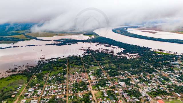 Este domingo por la tarde, la altura del río Uruguay en el puerto de Santo Tomé alcanzó los 11,50 metros